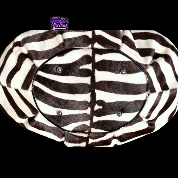 Christian Dior Soft Babe Calf Hair Zebra Animal Vintage JazzClub Collection Bag - Picture 4 of 16